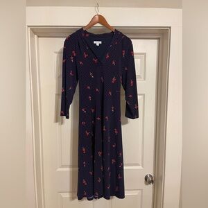 Charter Club Floral Print Midi Dress